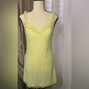 Emory Park Lace Flower Styled Mini Dress